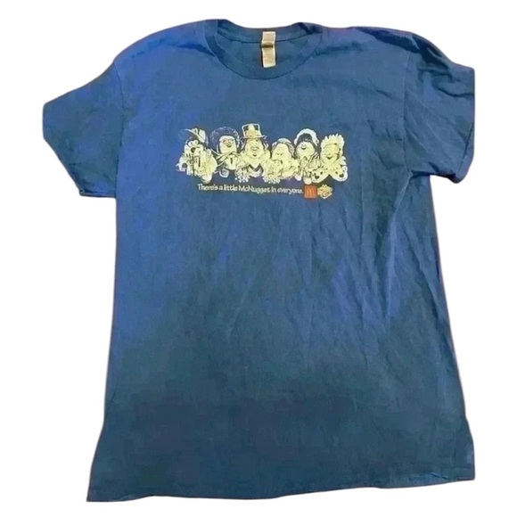 MCDONALDS KERWIN FROST THE MCNUGGET BUDDIES CREW T  SHIRT limited edition - Picture 1 of 6
